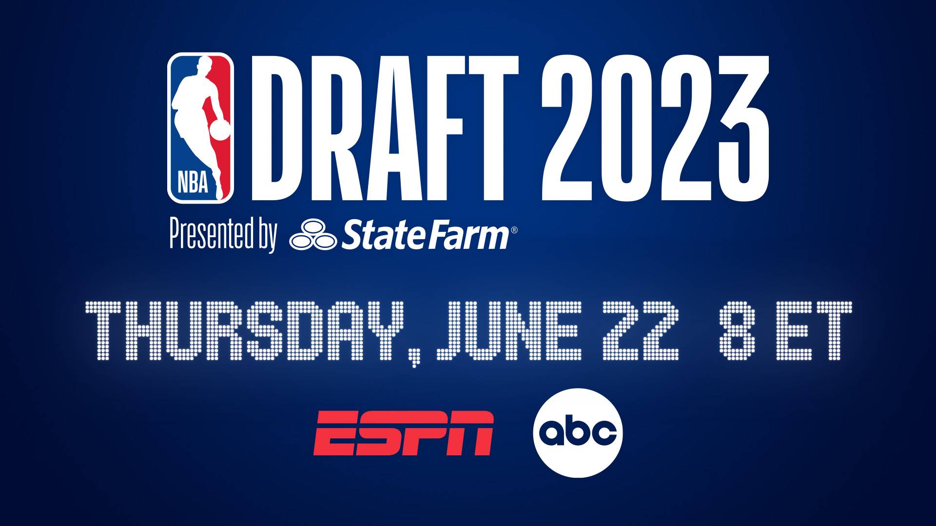 Promotional art for the NBA Draft on ESPN and ABC