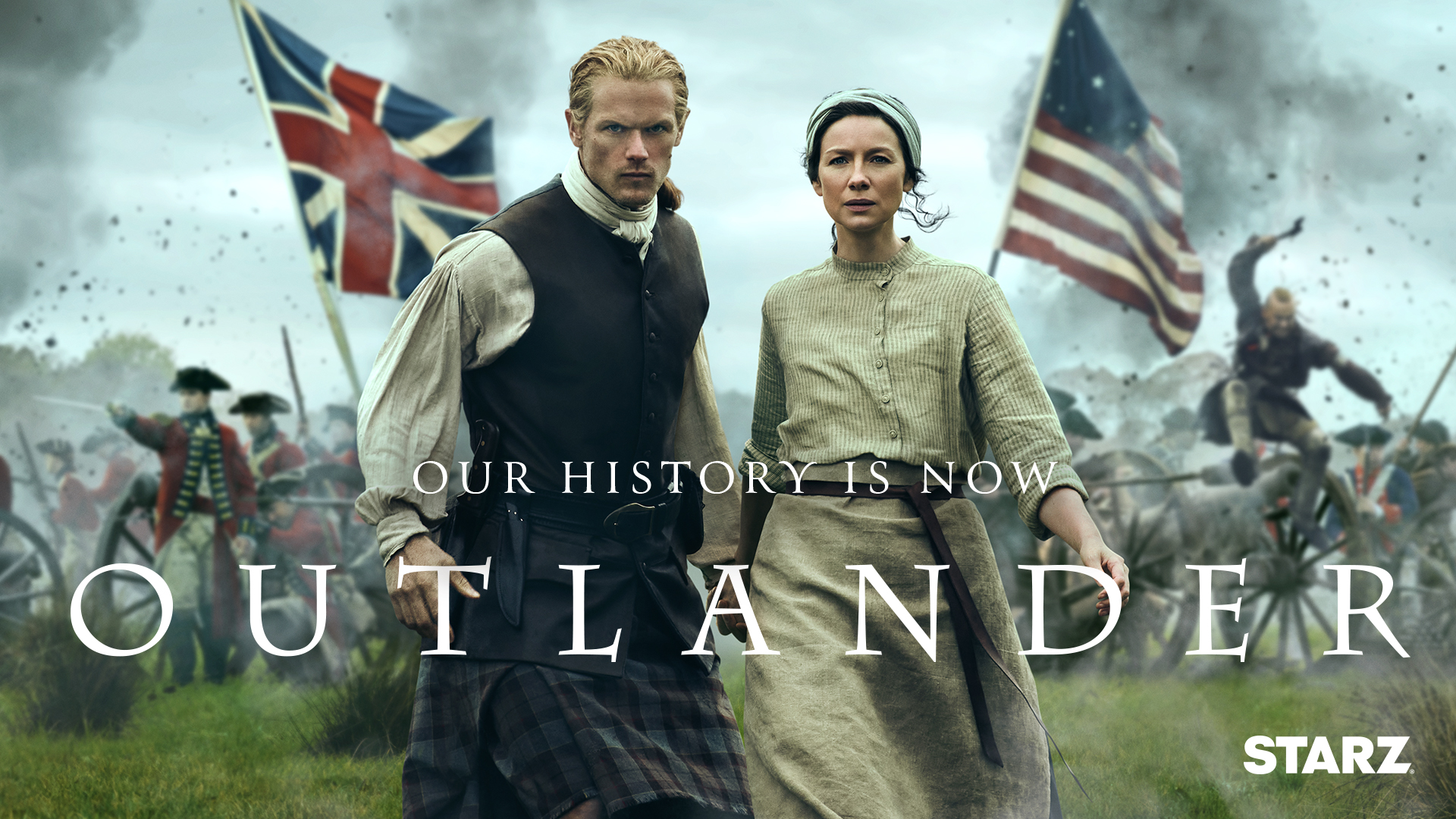 Key art for Outlander season 7 on Starz