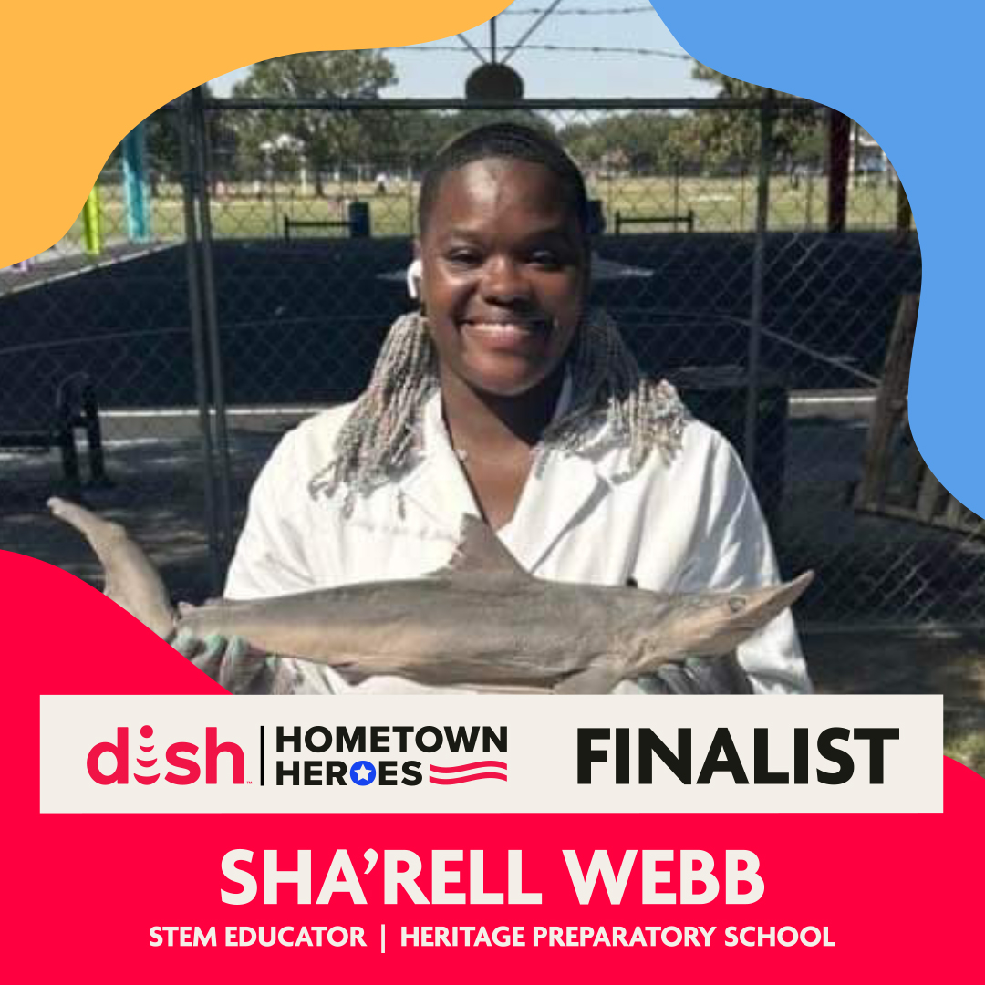 Educator of the year finalist Sha'Rell Webb