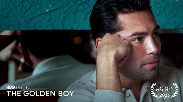 Key Art for 'The Golden Boy: Oscar De La Hoya' on HBO and Max