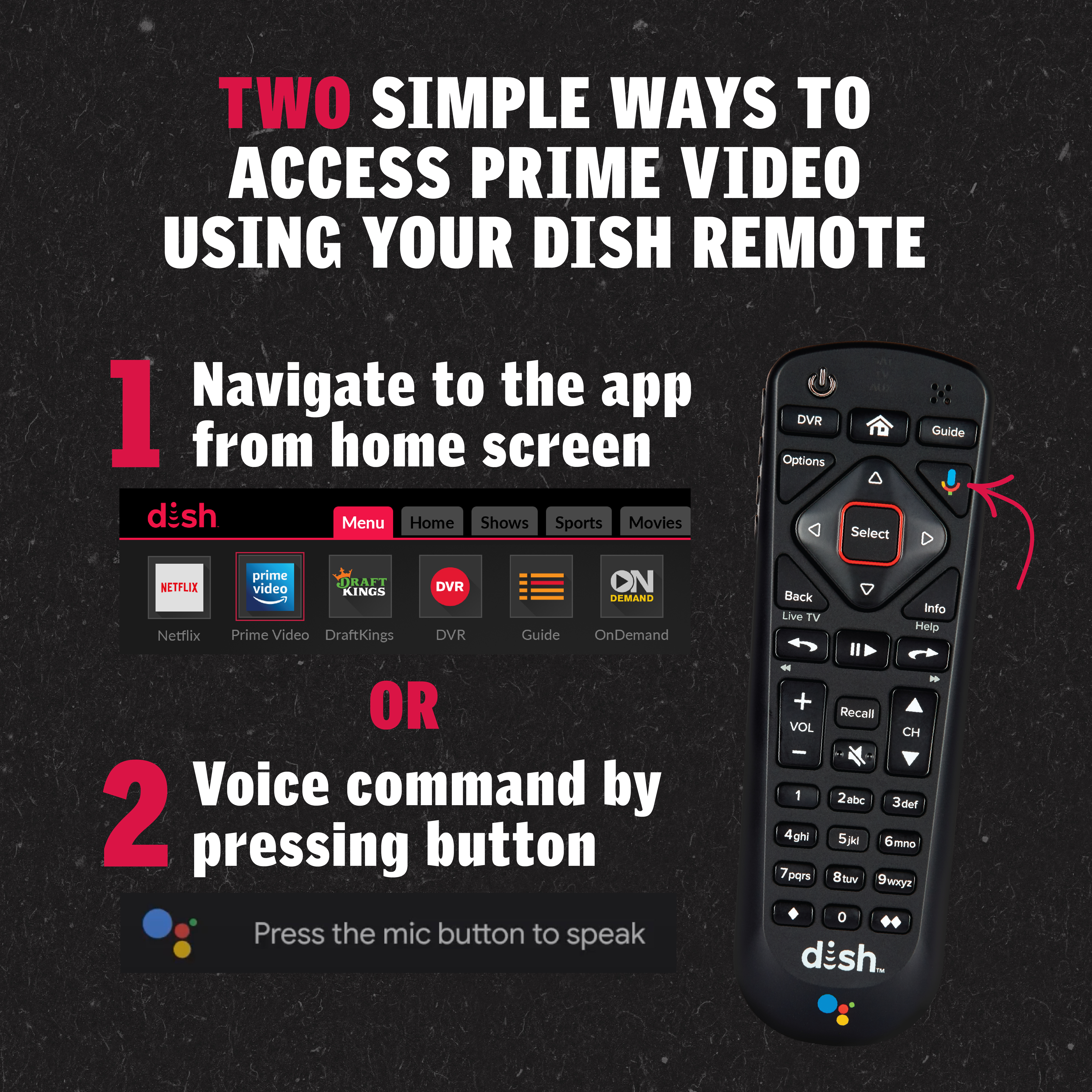 How to watch Prime Video with DISH