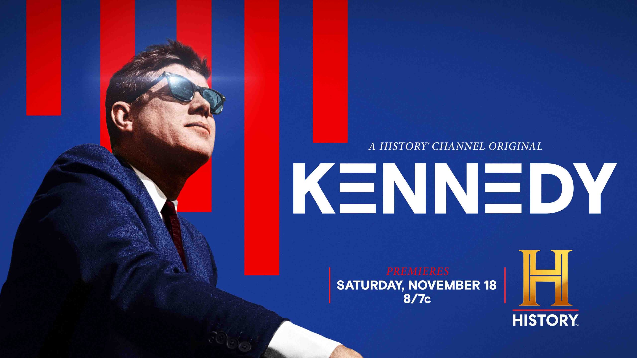 Key art for 'Kennedy' on HISTORY