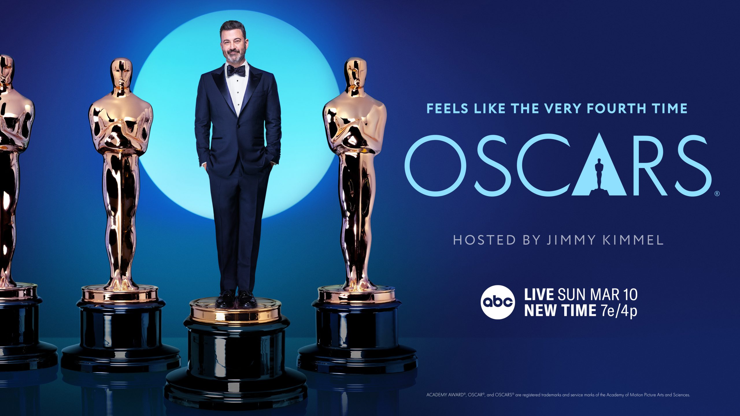 Art for the 96th Academy Awards with host Jimmy Kimmel