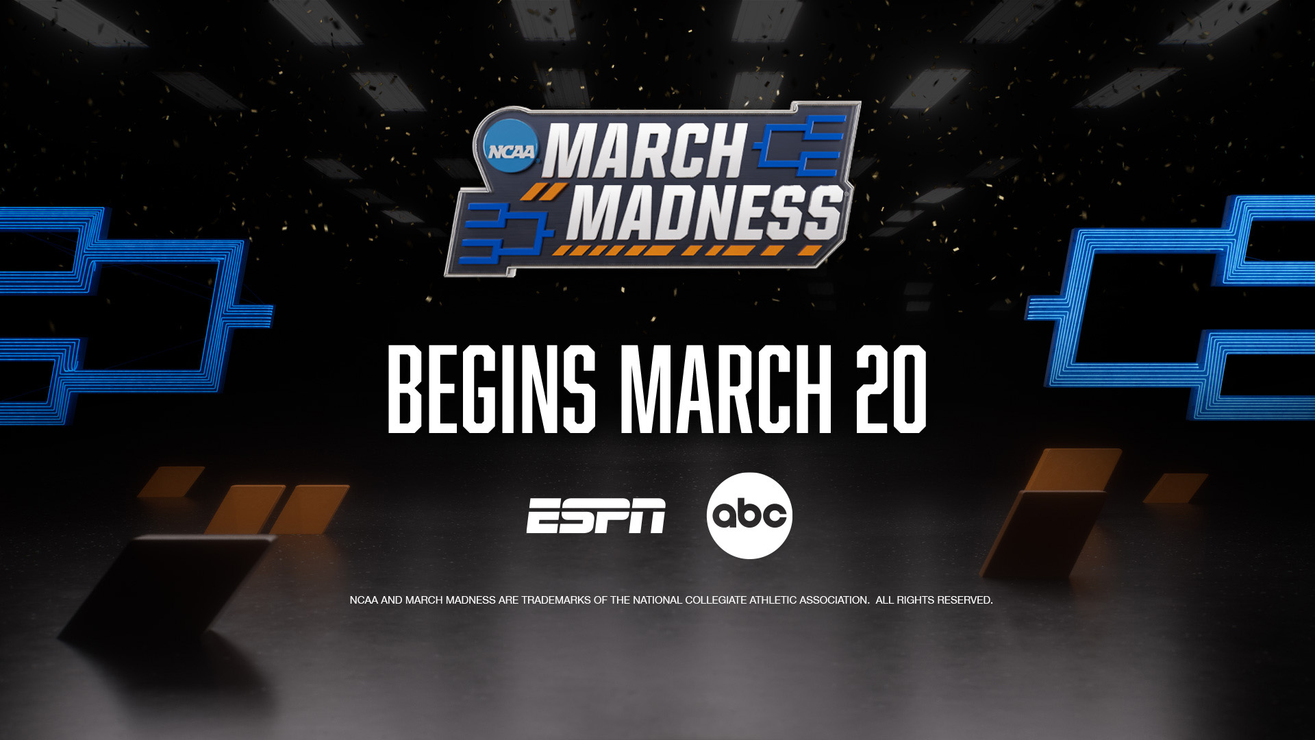 NCAA March Madness on ESPN key art