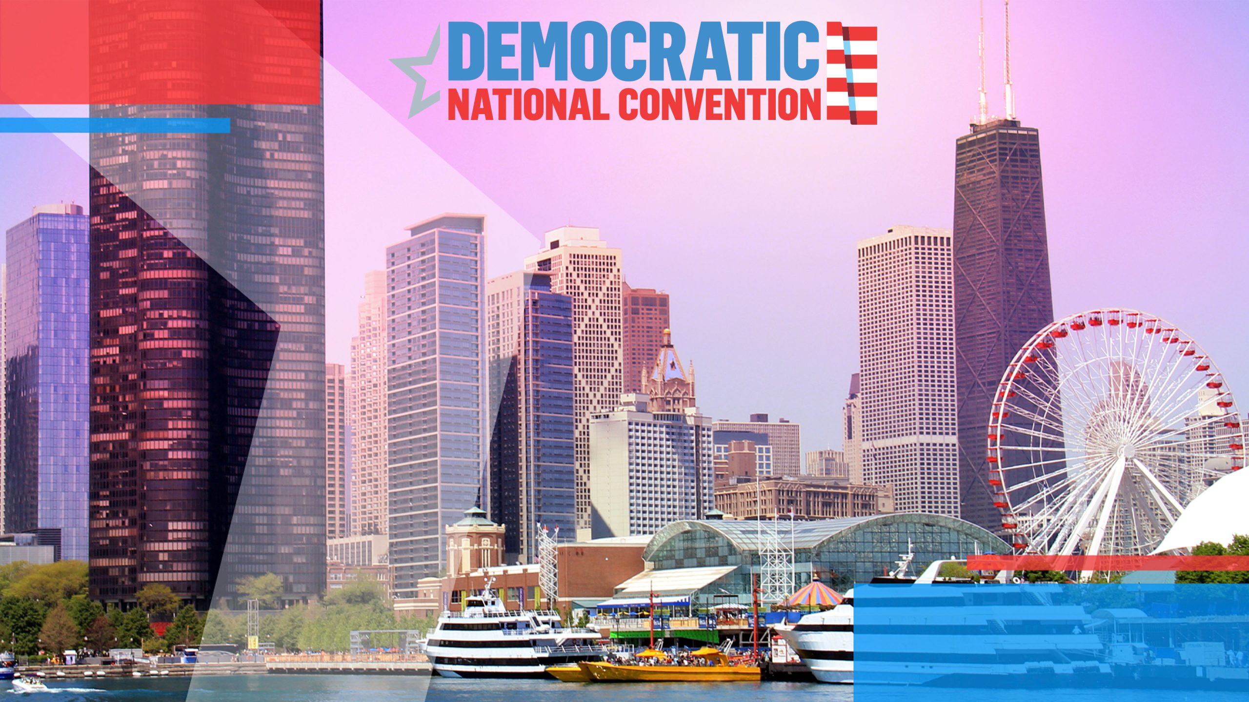 An image for MSNBC coverage of the DNC