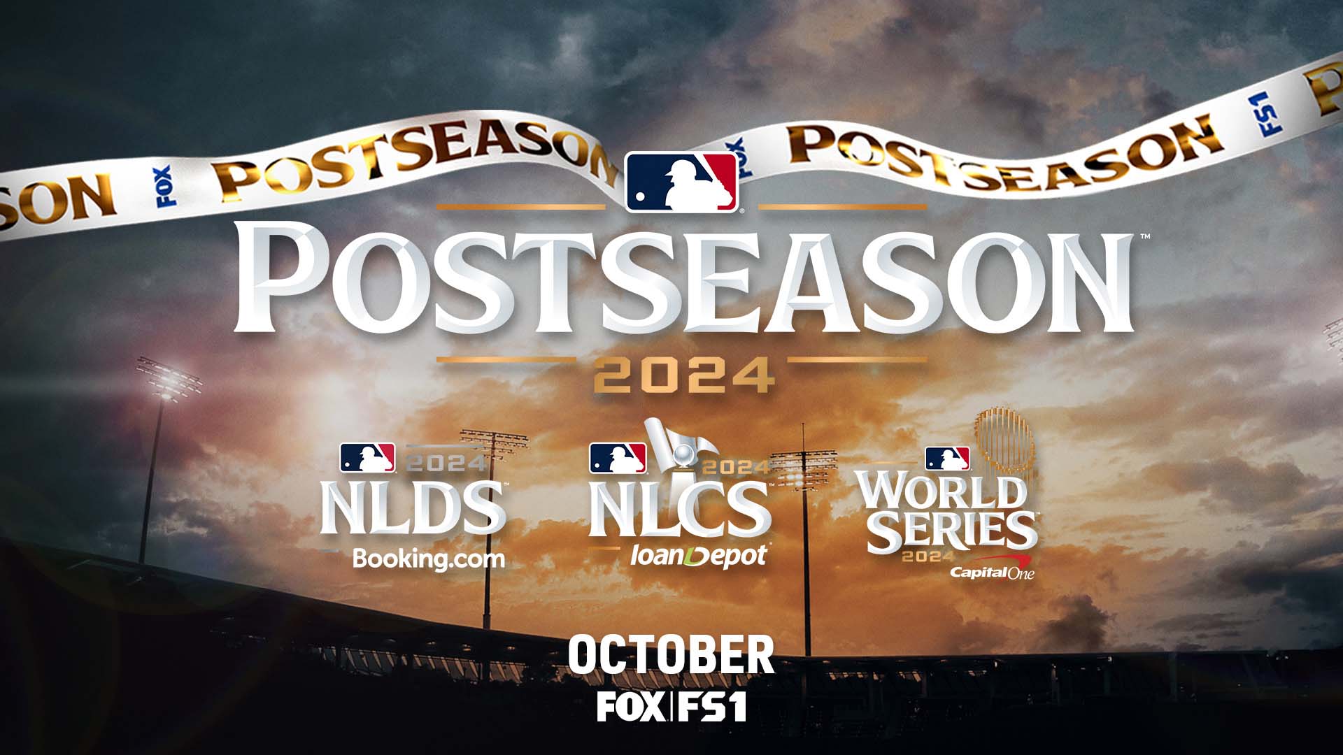 Art for the 2024 MLB Postseason on FOX