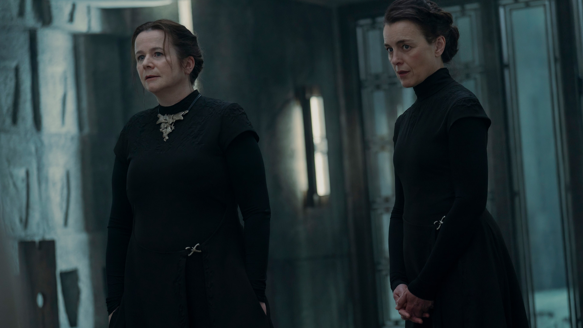 Emily Watson and Olivia Williams in a scene from 'Dune: Prophecy'