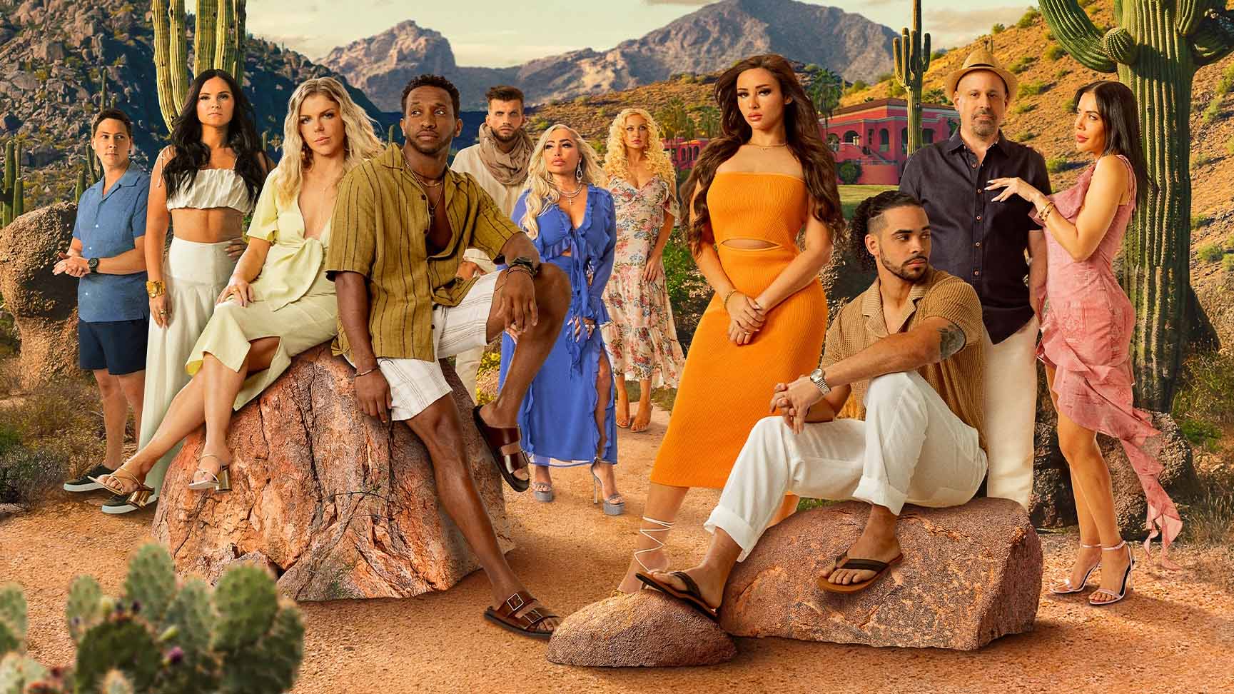 Key art with the cast of season 2 of '90 Day: The Last Resort' on TLC.