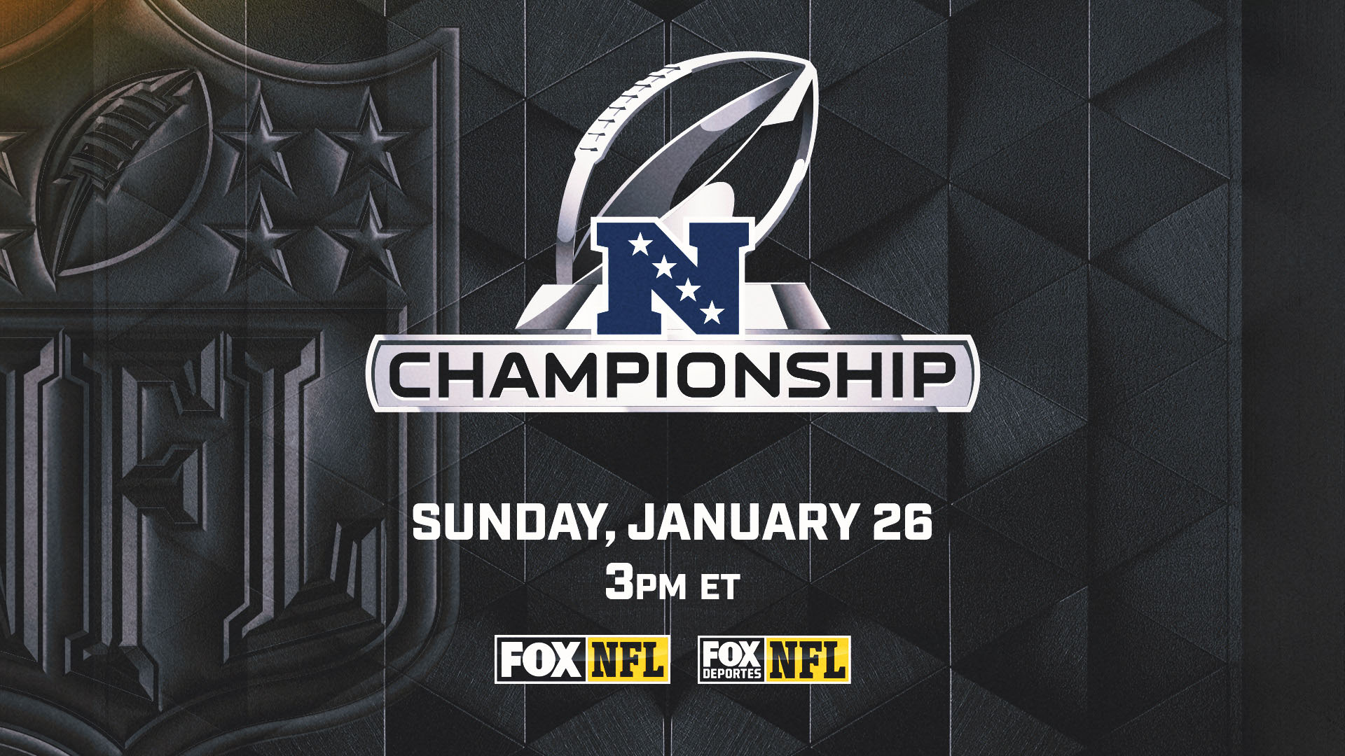 Art for the NFC Championship game on FOX