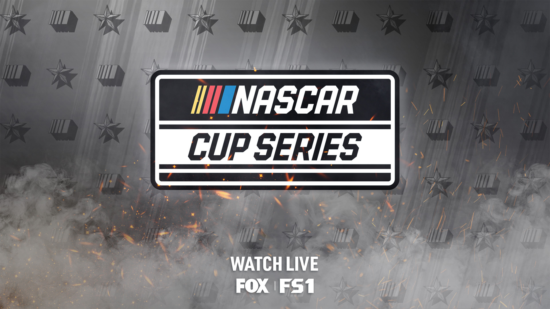 Key art for NASCAR Cup Series racing on Fox and FS1