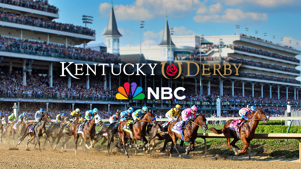 Promotional art for the Kentucky Derby on NBC