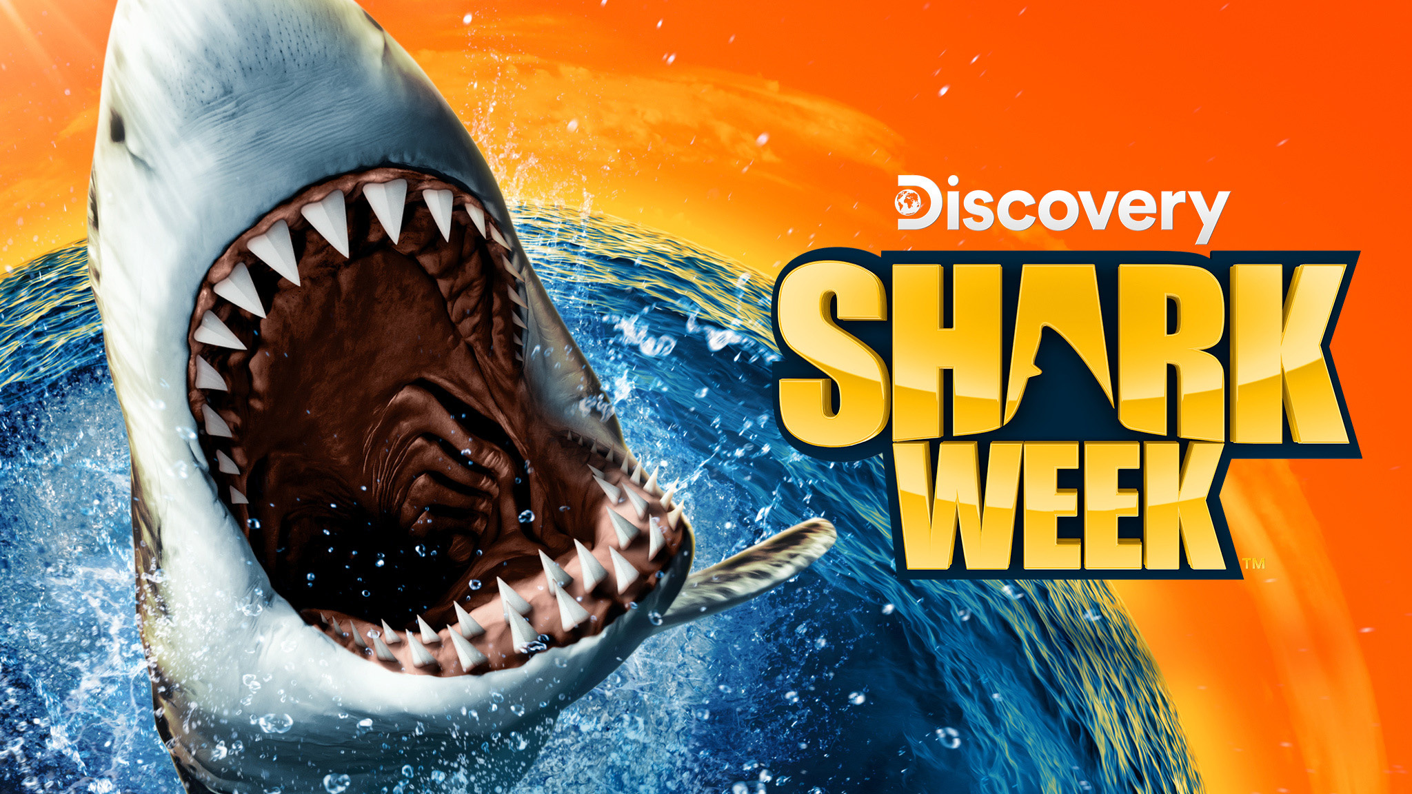 Art for Shark Week 2025 on Discovery.