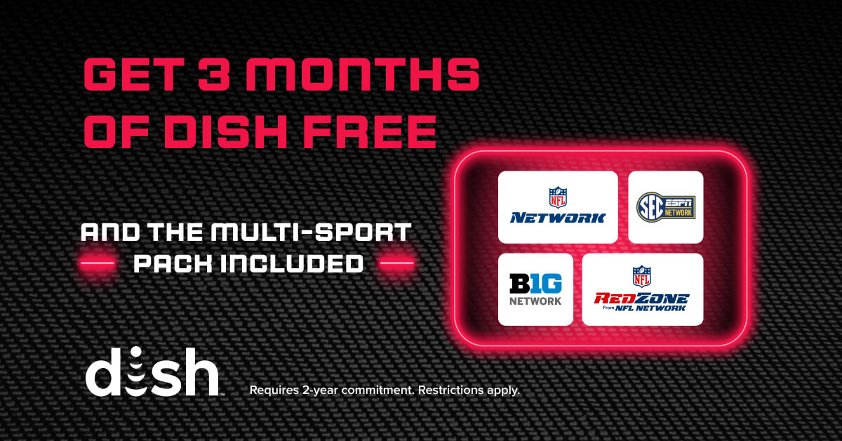 DISH's 3 Months free and Multi-Sport offer