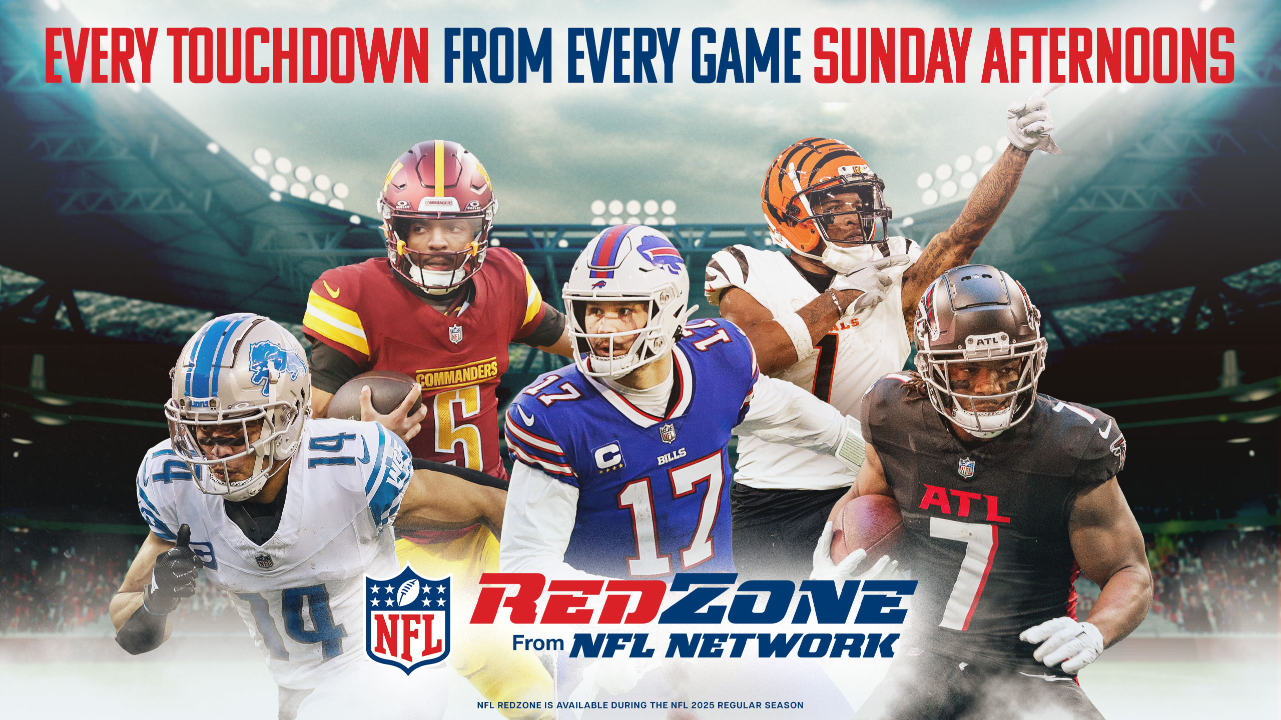 Promotional art for NFL RedZone by NFL Network