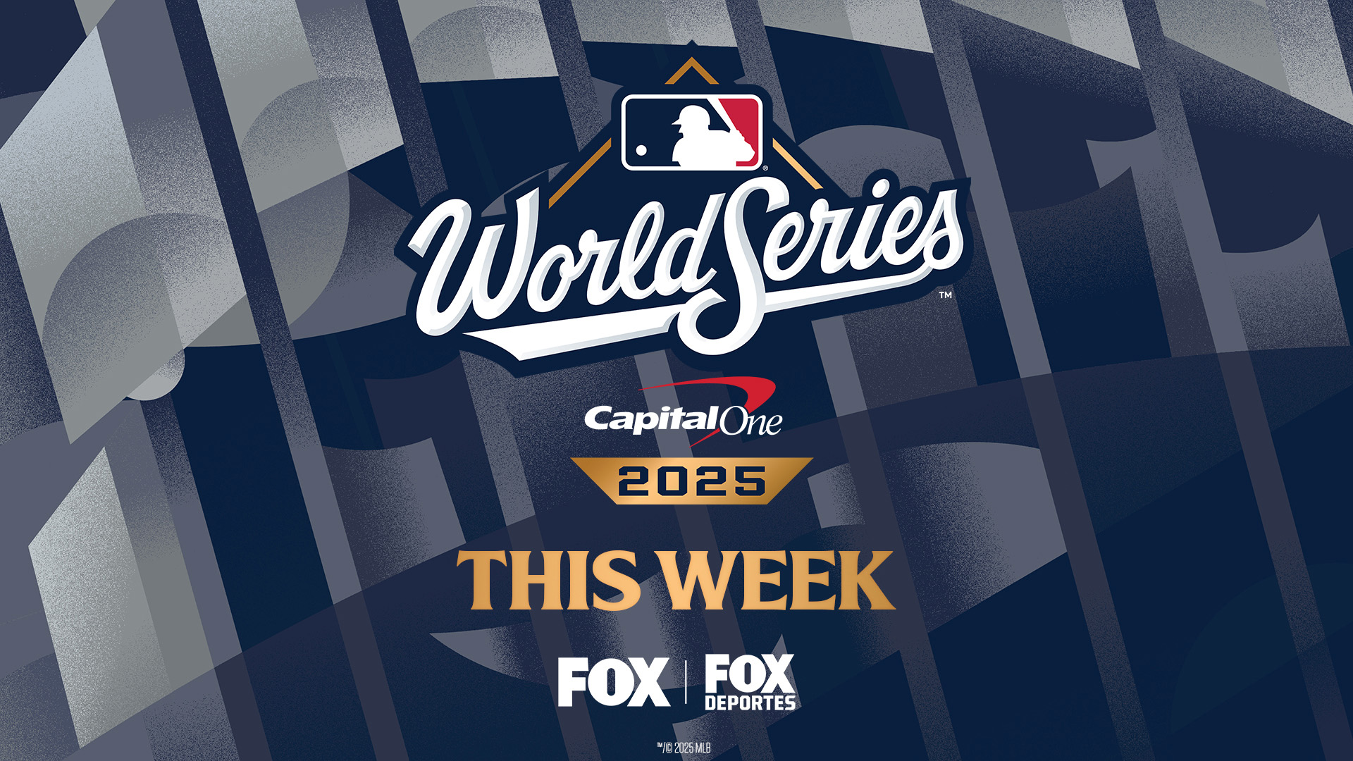 Art for the 2025 World Series on FOX