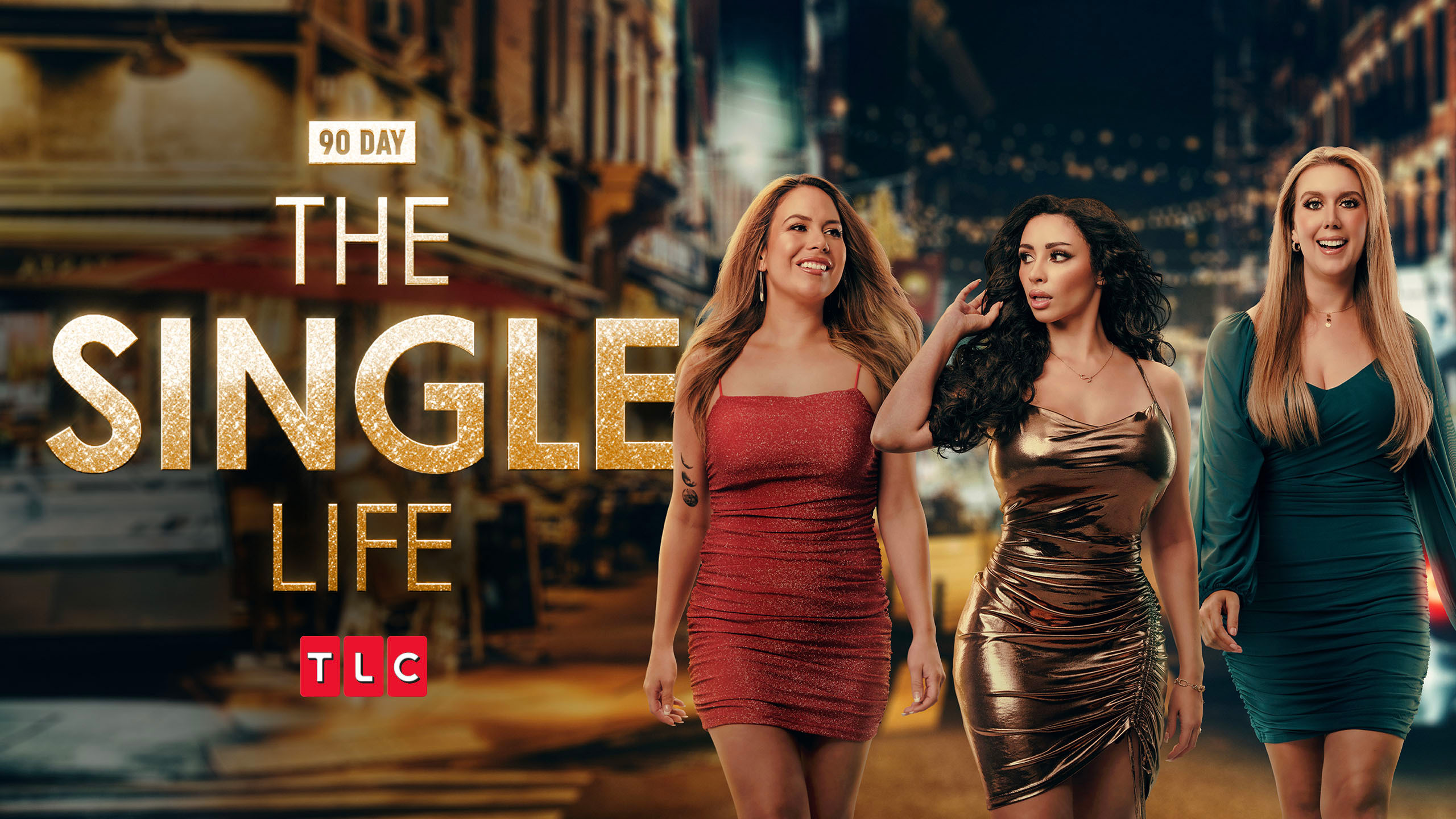 Key art for '90 Day: The Single Life' Season 5 on TLC.
