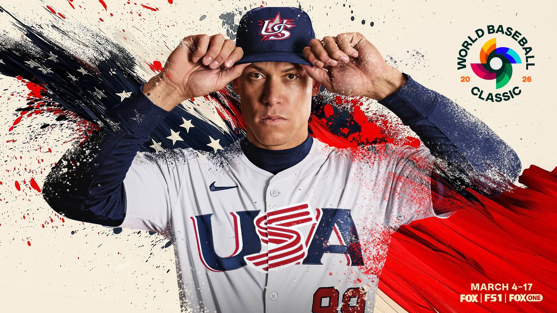 Key art for the 2026 World Baseball Classic on FOX.
