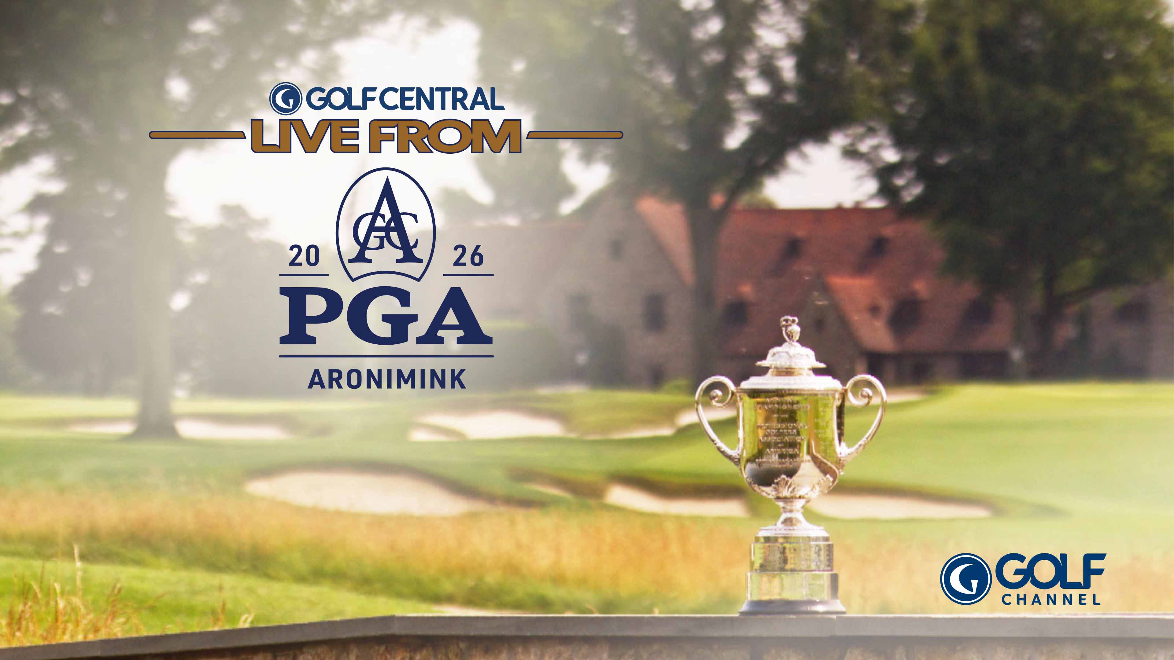 Art for coverage of the PGA Championship on Golf Channel