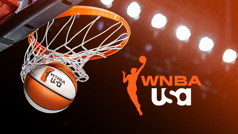 Key art for WNBA basketball on USA Network.