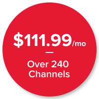 America's Top 200: $111.99/mo for over 240 channels