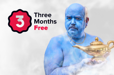 Get 3 Months Free