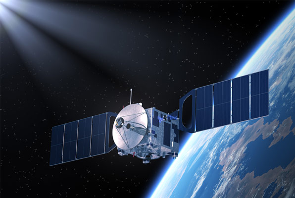 a Dish satellite providing satellite tv service to the USA