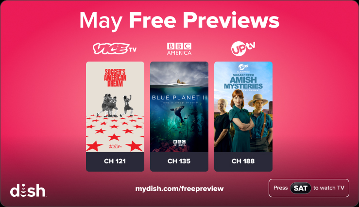 February free previews on DISH