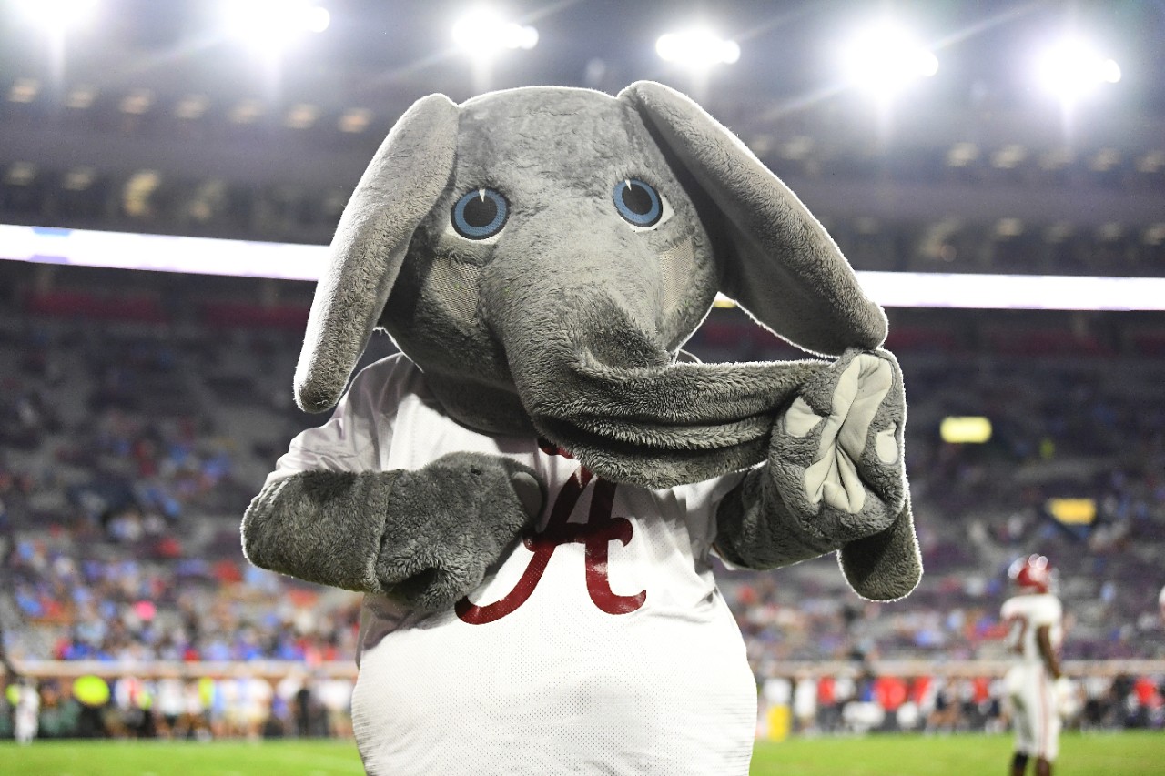 Oxford, MS - September 15, 2018 - VaughtÐHemingway Stadium: Big Al of the University of Alabama Crimson Tide during a regular season game.
(Photo by Joe Faraoni / ESPN Images)