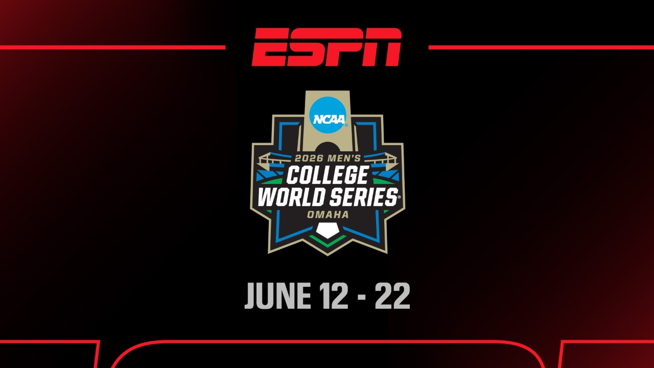 Art for the 2026 College World Series on ESPN