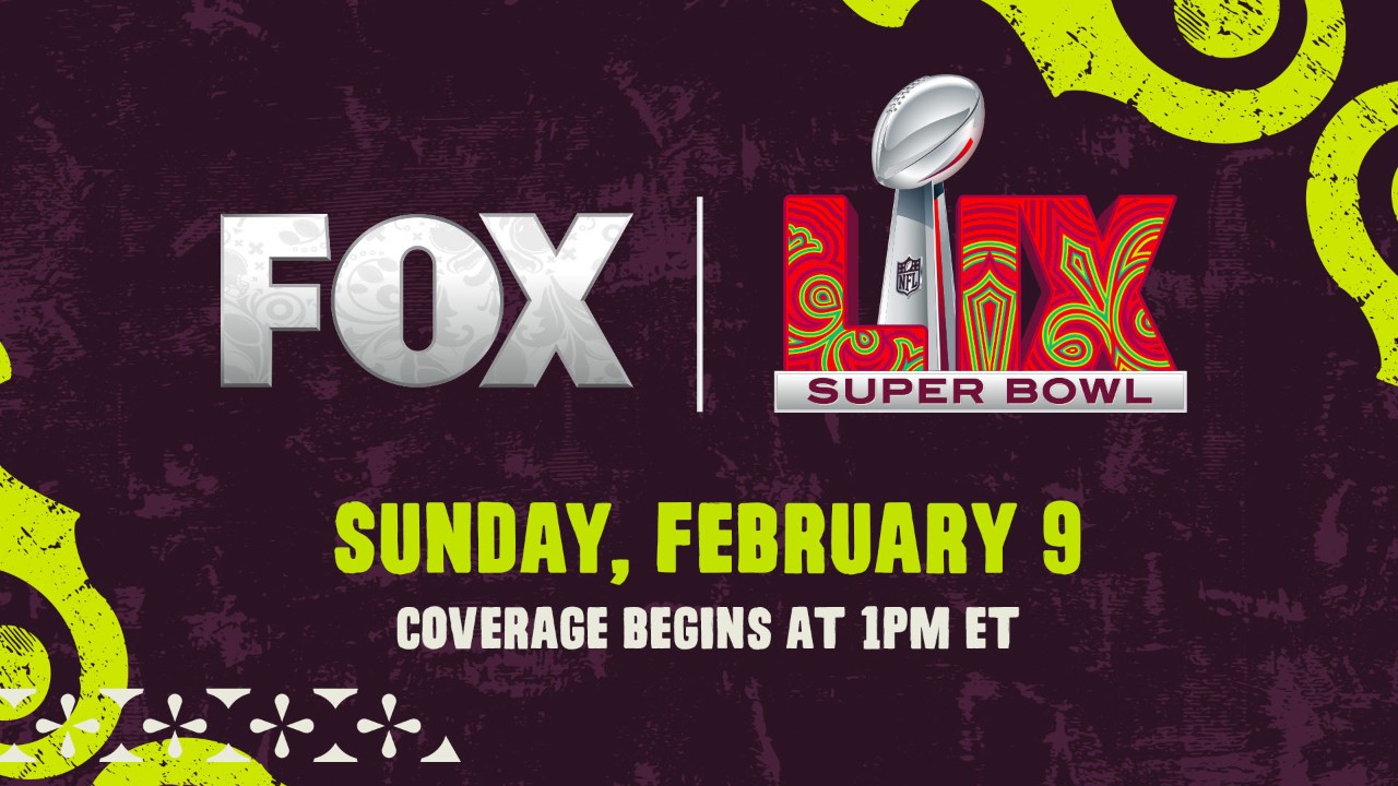 Key art for Super Bowl LIX on FOX