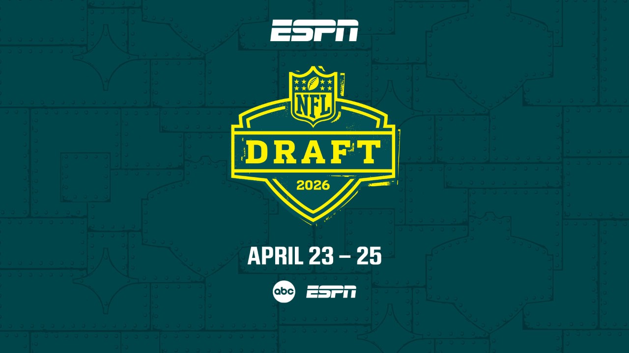 Art for 2026 NFL Draft coverage on ESPN and ABC