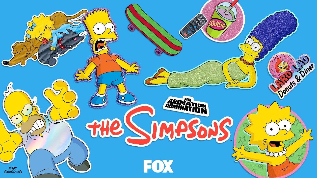 Key art for season 38 of 'The Simpsons' on Fox