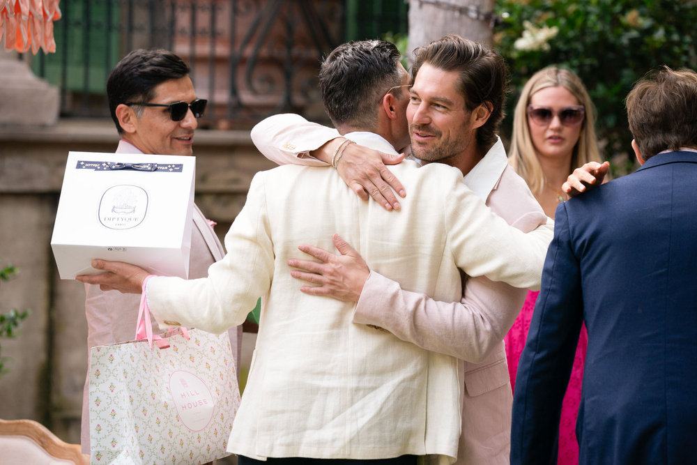 SOUTHERN CHARM -- Pictured: (l-r) Rodrigo Reyes, Craig Conover, Molly O'Connell -- (Photo by: Michael SeRine/Bravo)