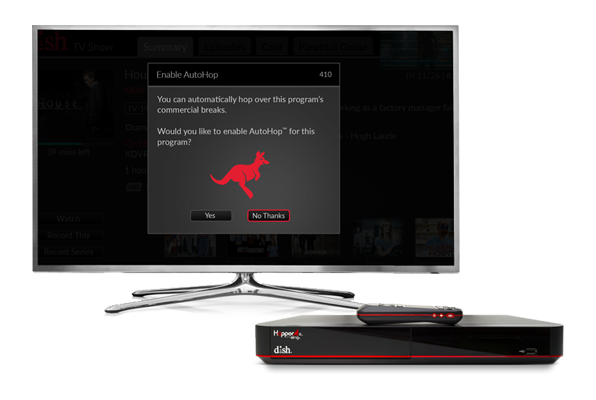 DISH has Autohop to let you skip TV commercials