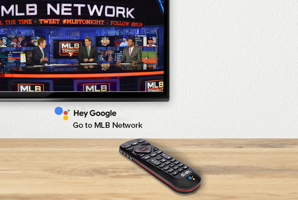 DISH Voice Remote command: Hey Google, go to MLB Network