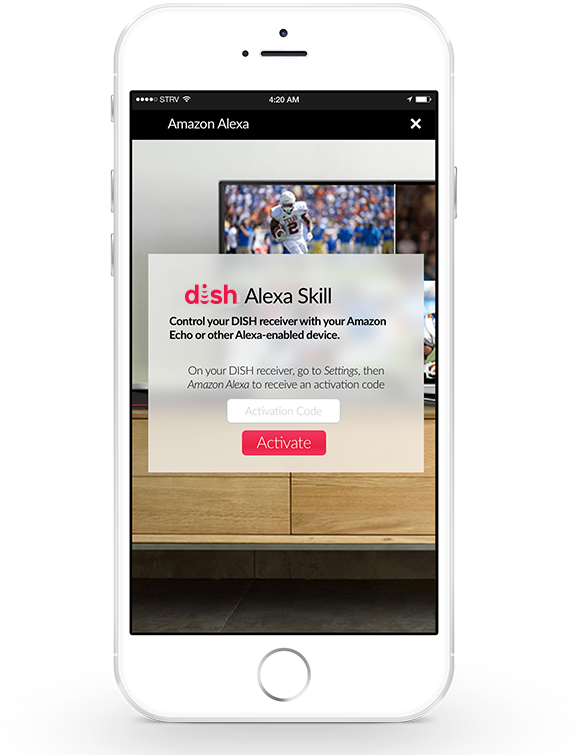 Amazon Alexa app: get the DISH skill
