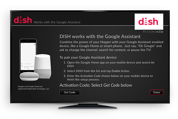 Does google home clearance work with directv