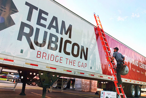 DISH's Team Rubicon disaster recovery truck