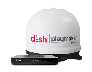 DISH Playmaker Dual dish and Wally