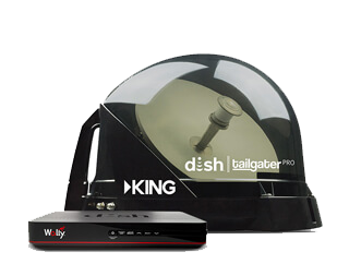 DISH Tailgater Pro dish and Wally