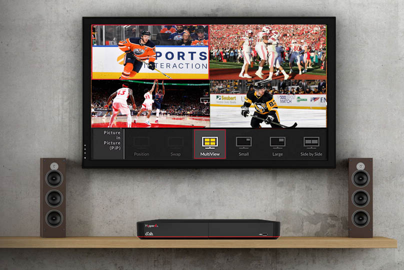 Sport interaction with Multiview highlighted