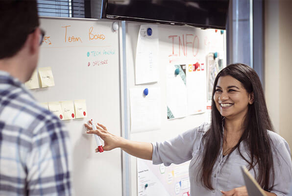 DISH trainer teaching a LEAD course