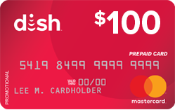 $100 Prepaid Gift Card from DISH